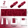 2Pack Burgundy Cheesecloth Table Runner 10FT Gauze Cheese Cloth Table