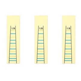 GOSONO 3PCS Violin Practice Fiddle Finger Guide Sticker Violino Fingerboard Fretboard Indicator Position Marker (1/8)