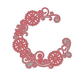 Snow Flake Round Laced Frame Metal Cutting Dies DIY Die-cuts Scrapbooking Embossing Stencil Album Gift Cards Home Decoration Paper Craft