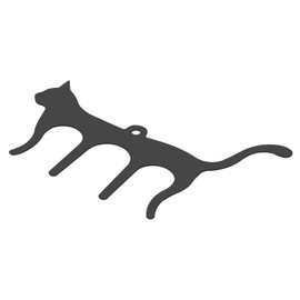 MECCANIXITY Cute Cat Shaped Metal Music Book Clip and Page Holder, Piano Sheet Music Holders Music Book Holder for Sheet Music Stands, Black