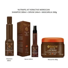 Nutrapel-kit Moroccan Argan Oil Shampoo + Serum + Mascarilla