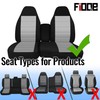 Fioqe Front 60/40 Split Bench Seat Covers with Console Armrest