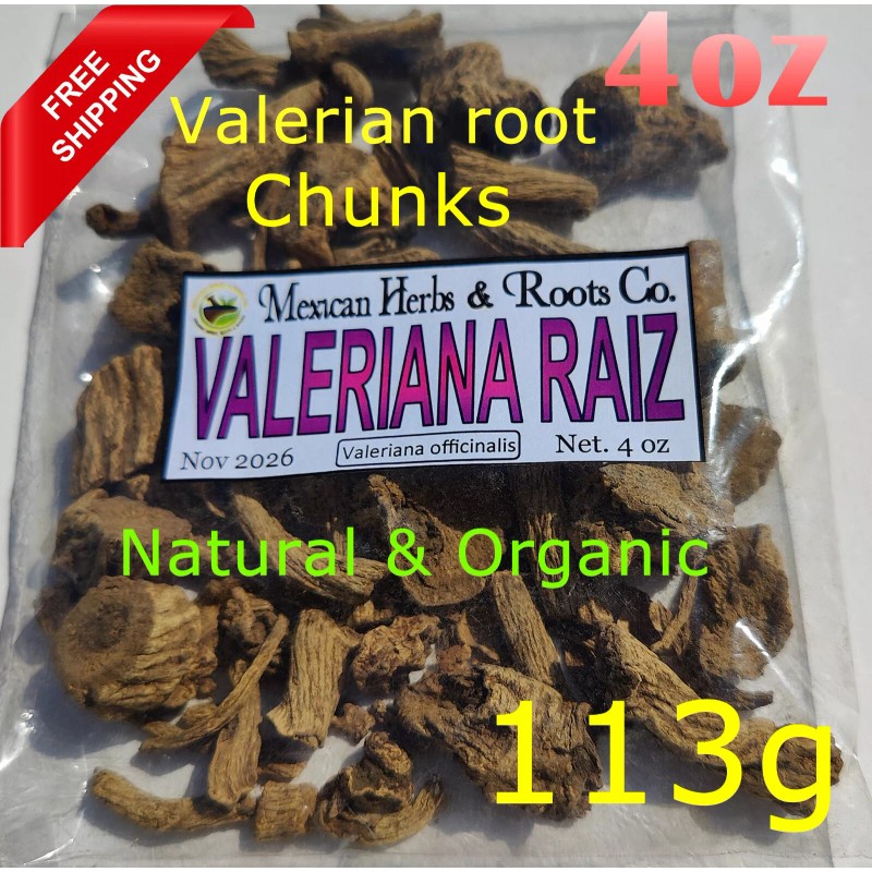 Mexicanherbs 4oz Valeriana Raiz de valeriana hierba/ te, valeriana officinalis