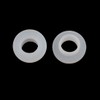 uxcell 50pcs 19mm 12mm OD 7mm High Silicone O Ring