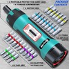 Aurlloct 1/4" Torque Screwdriver Wrench Set, 0.4-2.4 Nm, 0.1 Nm