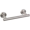 GERZ 9-Inch Small Kitchen Towel Bar Brushed Stainless Steel Cabinet