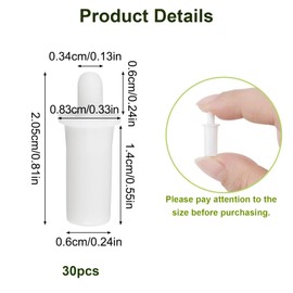 Rhoyee 30PCS Plantation Shutter Repair Pins – Spring Loaded Shutter Fasteners for Louvers, Slats, Movable Blades, Window and Cabinet Blind Replacement Parts (White)