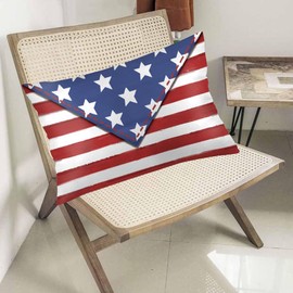 Easternproject 4th of July U S Flag Standard Pillowcases 20x26 Inch Navy Red The Stars and Stripes Independence Day Bed Pillow Cases American Flag Patriotic Home Decor Pillow Covers