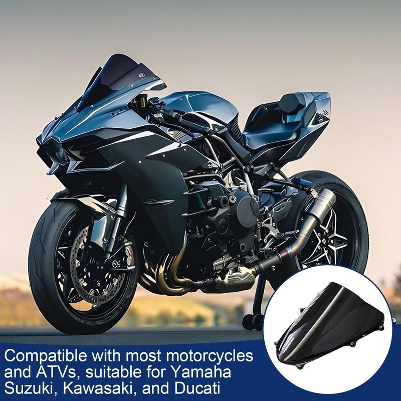10 x Motorcycle Mounting Windshield M6, Motorcycle Windscreen Screws Rubber