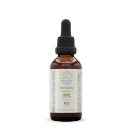 HerbEra Nervosix B60 Alcohol-Free Extract Tincture, Liquid Drops: Passionflower Herb, Siberian Ginseng Root, Holy Basil Herb, Reishi Mushroom, Rhodiola Root, Schisandra Berry, Gotu Kola Herb. 2 Fl Oz