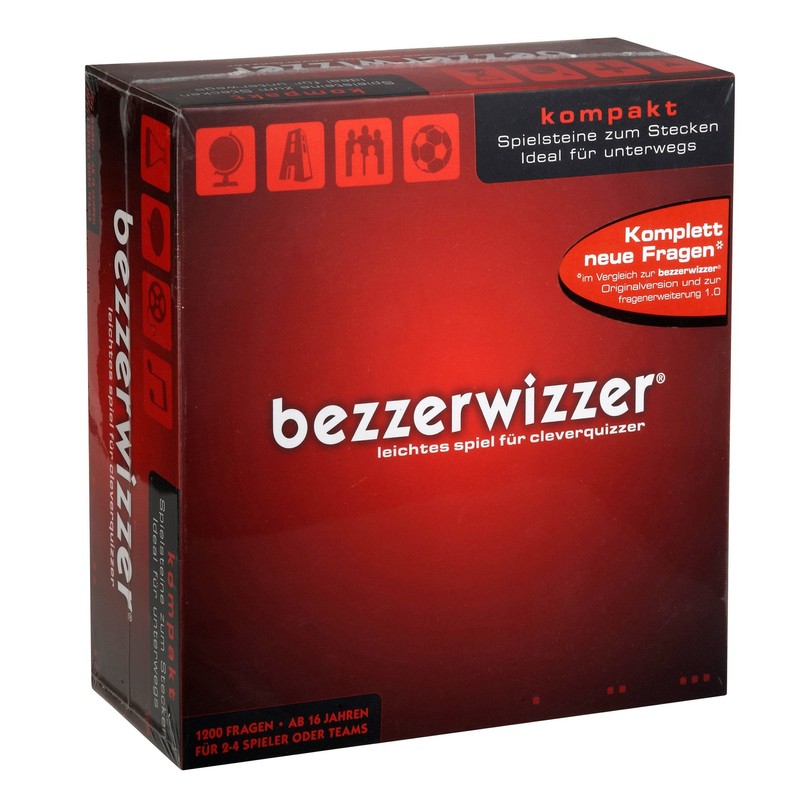 Mattel Games X3909 - Bezzerwizzer Compact, Trivia Game (German language