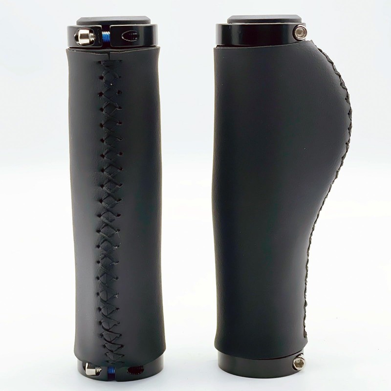 LEXOR Leather Style Ergo Grip Black Steering Wheel Grip