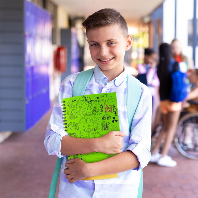 Infinity A4 Lined Wirebound Notebook Spiral Journal Notebook (Pack of