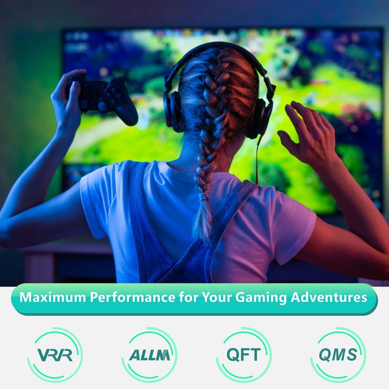 iArkPower HDMI 2.1 Audio Extractor 4K120Hz HDMI to Optical +