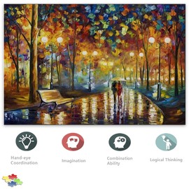 Jigsaw Puzzles for Adults 1000 Pieces Interesting Toys Brain Teaser Jigsaw Puzzles Unique Hard Puzzles Games(Street Sceme)…