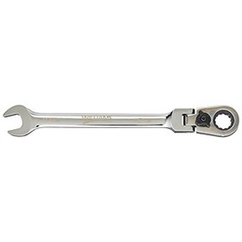 Williams JHW1210MRCF Flex-Head Reversible Ratcheting 12-Point Metric Combination Wrench, with High Polish Chrome Finish - 10mm