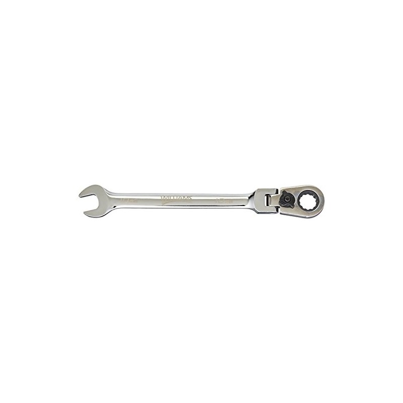 Williams JHW1210MRCF Flex-Head Reversible Ratcheting 12-Point Metric Combination Wrench, with