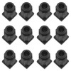 GWYAN 12 Pcs Square Caster Socket Sleeve Plastic Caster Stem