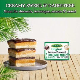 Let's Do Organic Vegan Organic Sweetened Condensed Coconut Milk 7.4 Ounce Non GMO Dairy Free