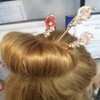 Empress Gemstone Hairpin Hair Accessory Seowonteul Yellow White 2ea