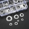 128 Pcs Knurled Conical Spring Washers, Stainless Steel Serrated Conical