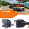 CARROFIX Truck 5 Way Flat Trailer Wiring Connector Flexible Coiled