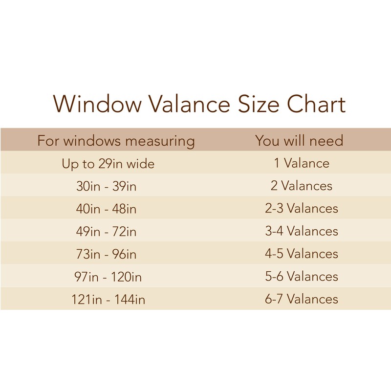 Elrene Home Fashions Versailles Room-Darkening Faux-Silk Waterfall Window Valance, Accessory