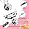 Set of 4 Yin Yang Necklace Bracelet Set Yin Yang