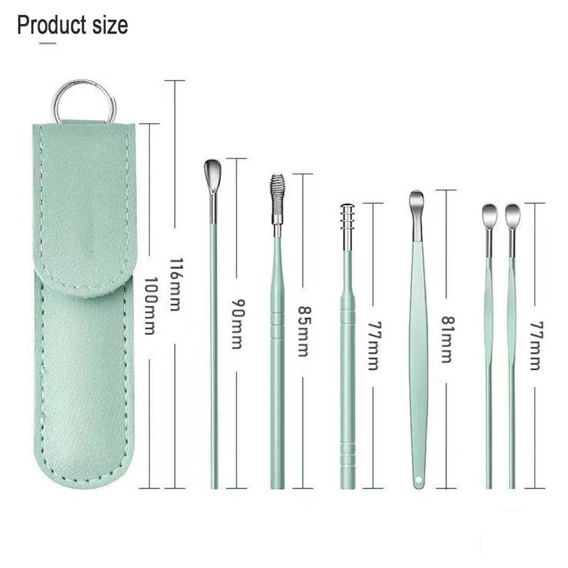 12 Pcs Ear Pick Earwax Removal Kit, Ear Cleaning Tool,