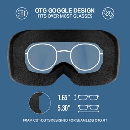 Wildhorn Cristo - anteojos de esquí para hombre y mujer, 100% UV antivaho OTG - anteojos de snowboard - Equipo de esquí de EE. UU