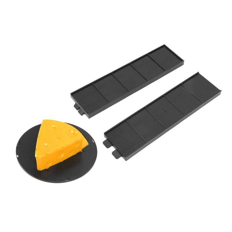 Slip Lid Mouse Trap Automatic Reset Reusable Cheese Shape Detachable