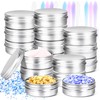 MotBach 12 Pack 2oz Tin Jars, 60ml Metal Tin cans,