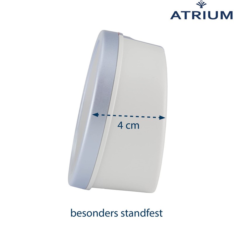 Atrium moderner Design Wecker Analog Quarz ohne Ticken mit Licht