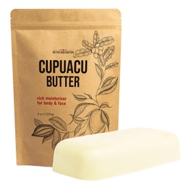 Better Shea Butter- Manteca de cupuazú cruda, pura y sin refinar para el crecimiento del cabello y la piel seca en el cuerpo y la cara - Brazilian Body Bu
