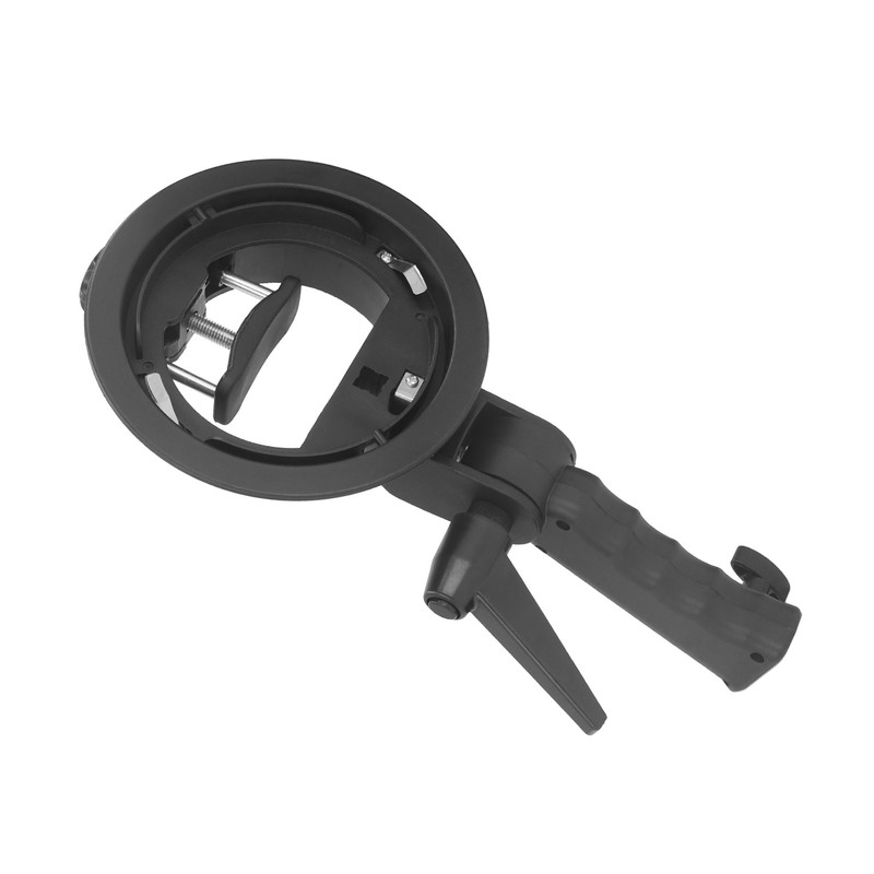 Handheld Grip S Type Bracket Holder for Speedlite Flash Snoot