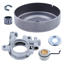 Gubeter 3/8" Clutch Drum Sprocket Oil Pump Worm Gear Kit for Stihl Ms311 Ms391, 1129 640 2000