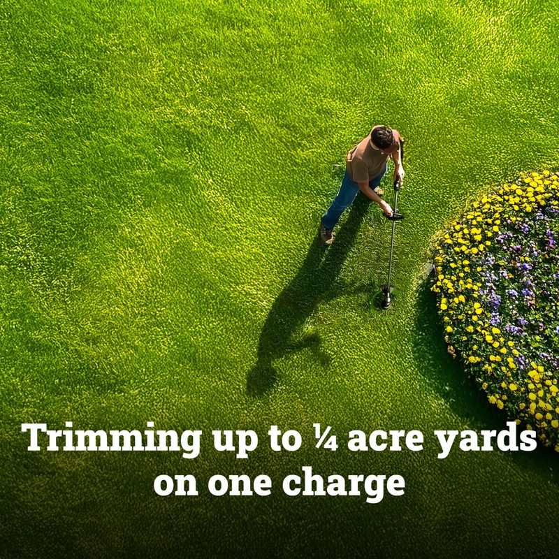 WORX Cordless String Trimmer, 20V 13''-15'' Weed Wracker with Brushless