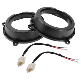RATCHROLL Speaker Spacer Ring Tweeter Speaker Spacer Adaptor for Mazda Waterproof Speaker Subwoofer Mounting Spacer Bracket Ring ABS 2 Set