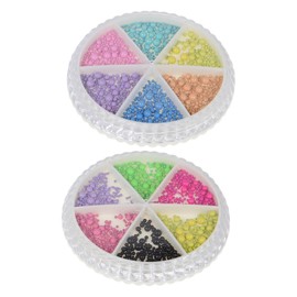 Baluue Nail Art Charms of Decorative Beads for Manicure for Home and Salon Use for Themed Parties Weddings More