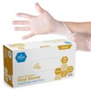 MED PRIDE Medical Vinyl Examination Gloves (Small, 100-Count) Latex &