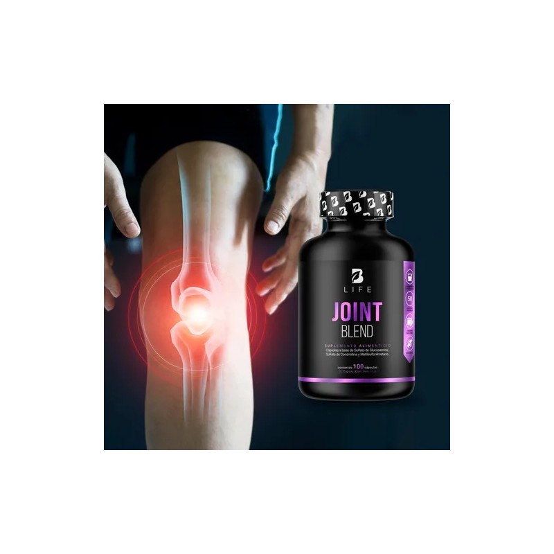 Suplemento Para Articulaciones De 100 Cápsulas. B Life Sabor Sin