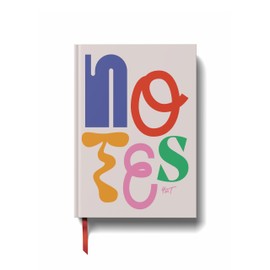 Yop & Tom Lined Notebook (A5) - Notes in Motion - Hardback Journal - Medium Ruled - Rainbow