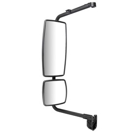OCPTY Truck Side View Mirror With Black Housing Back View Towing Mirror Left Side 3686123C91 For International For Durastar 4300 4400 7400 7600 8500 8600 Workstar Transtar Prostar Lonestar