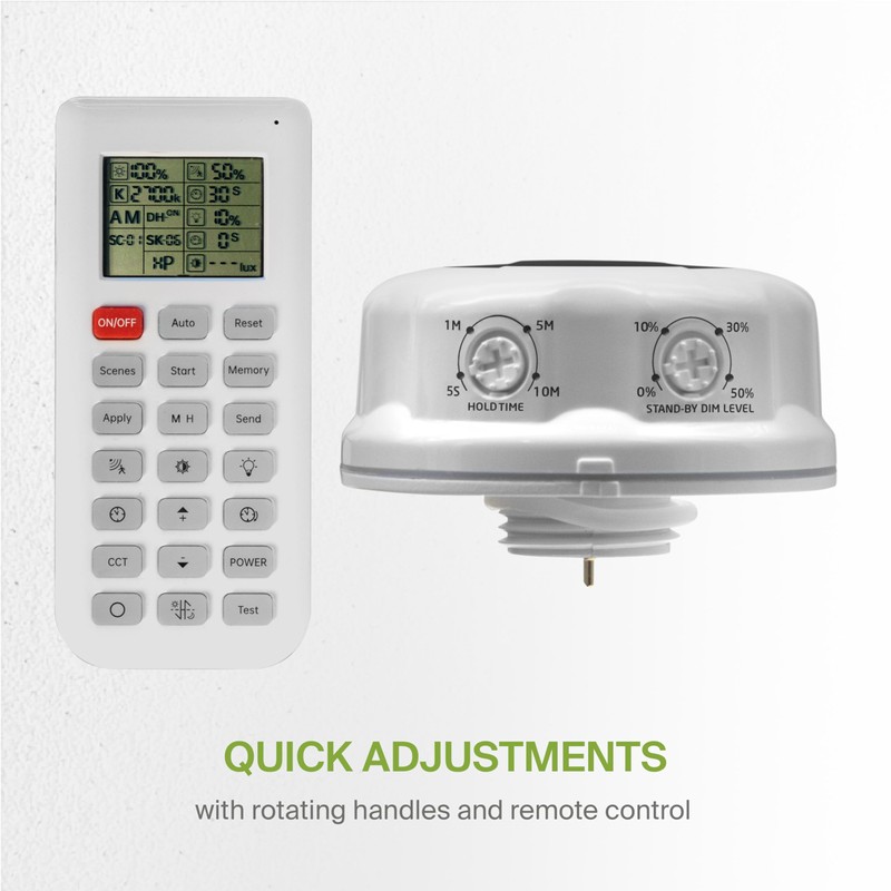 ASD Microwave Motion Sensor for LED Lights with Q-Base |