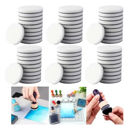 BAOFALI 60 Pcs/Set Ink Blending Round Head Foams Replacement Refill Foam for Foams Scrapbooking Painting Drawing Art Blending Scrapbooking Painting Drawing Art SuppliesInk Tool