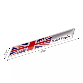 English Flag 3D United Kingdom Flag British Metal Emblem Decal UK Truck Car Free Shipping!