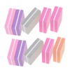 Minkissy 100pcs Manicure Files Cuticle Nail Block Buffer Bulk Sponge