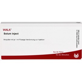 WALA Solum Inject Ampoules, Pack of 10