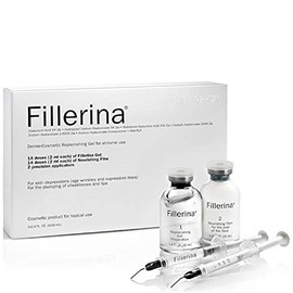 Fillerina Dermo Cosmetic Filler Treatment For At Home Use With 6 Hyaluronic Acids Grade 1 Initial Wrinkles
