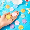 Crafans 14pcs Resin Shell Earring Pendants Glitter Shell Shape Dangle